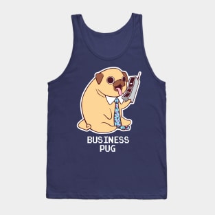 Buisness Pug Tank Top